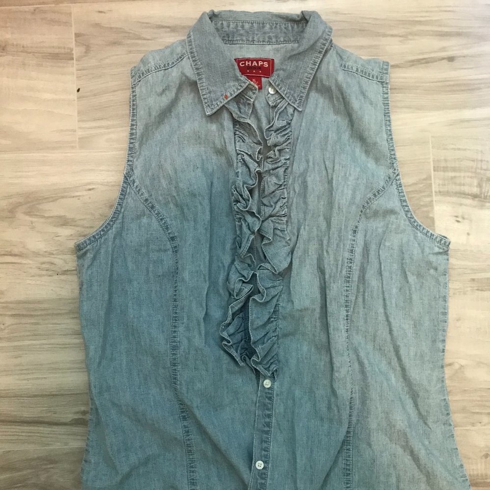 Chaps Denim Vest